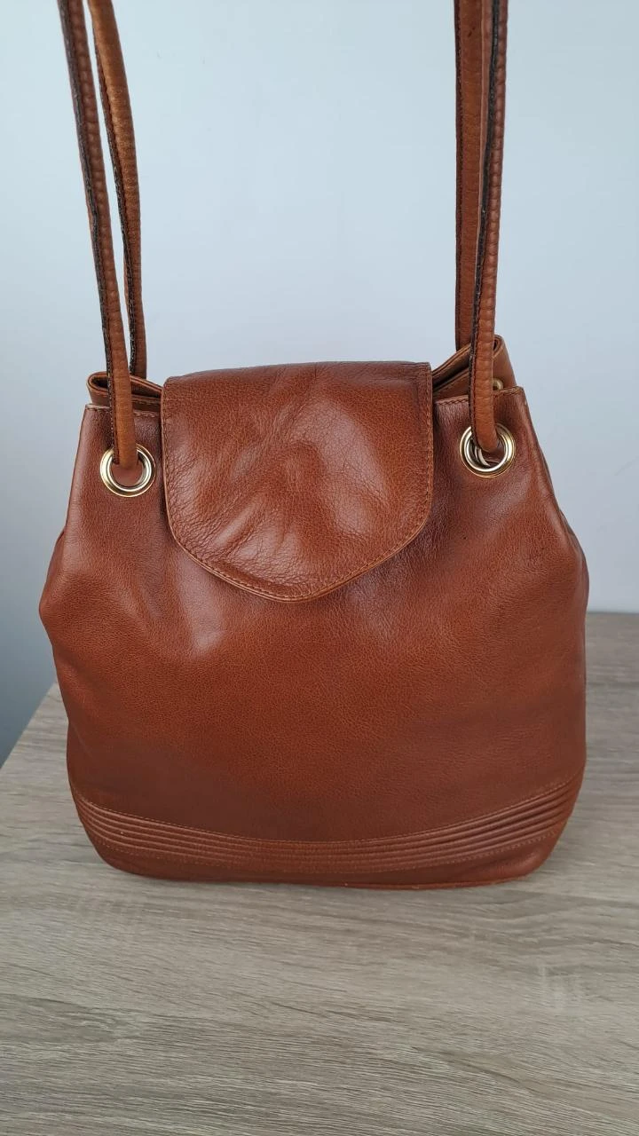 Emmer tas / Martal / Vintage / Camel / Dames / Nerfleder / SVB192 – photo 2